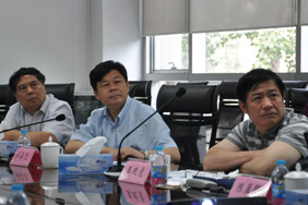 杜占元、王延觉、李志明到CERNET网络中心调研