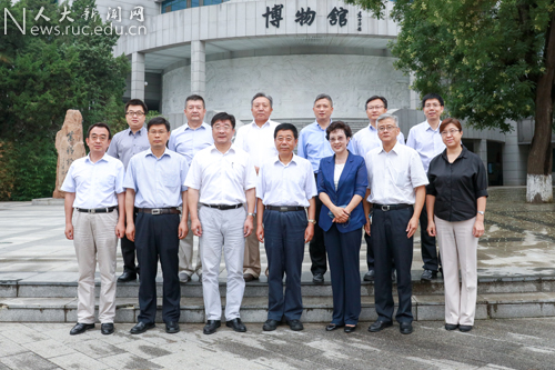 教育部部长陈宝生一行到中国人民大学调研