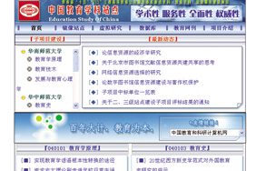 2004年中国教育学科站点