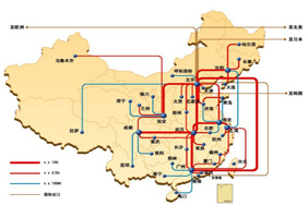 2006年CERNET主干网拓扑图