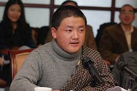 成都综合职业学校学生扎西拥登发言